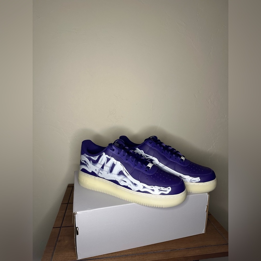 Nike Air Force 1 Low ‘Purple Skeleton’ Shoes